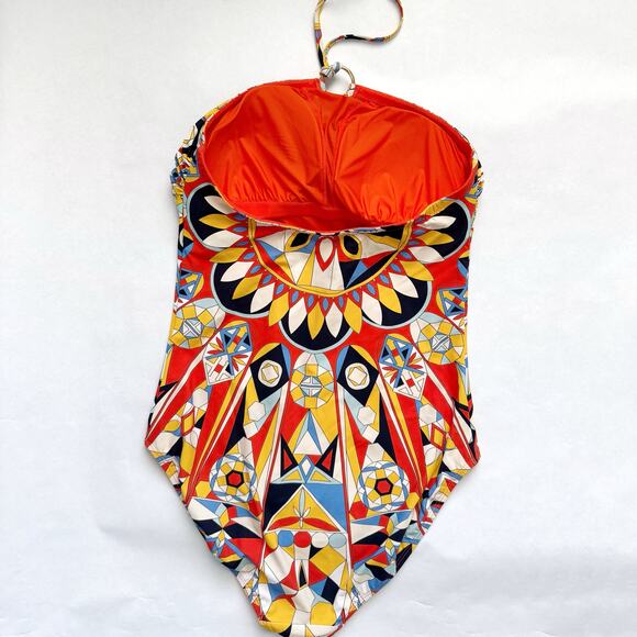 NEW TORY BURCH 'Kaleidoscope' One-piece Swimsuit - Size L - Picture 4 of 8